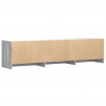 Szafka RTV z LED z LED z szufladą Szary Sonoma 165 x 34 x 40 cm