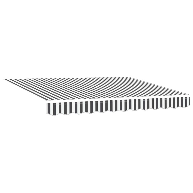 Elektryczna Rozkładana Markiza Antracytowy i biały 3 x 2 m