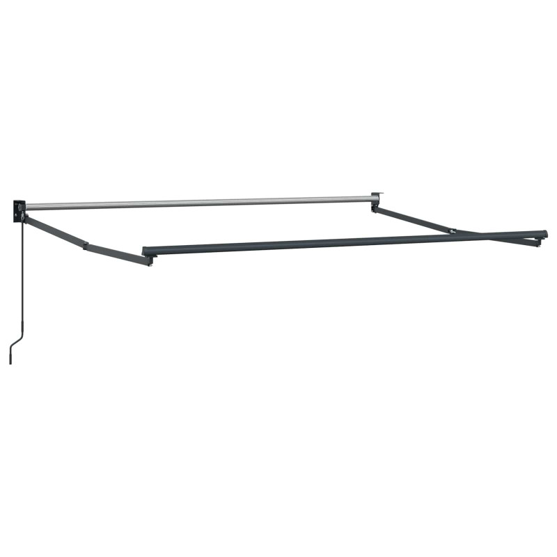 Markiza wysuwana Pomarańczowy, Szary i Niebieski 3,5 x 2 m