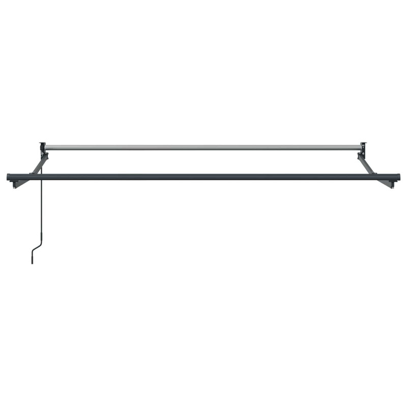 Markiza wysuwana Biały 3,5 x 2 m 100% Poliester i Aluminium