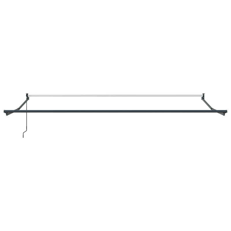 Markiza wysuwana bordowy 4 x 2 m 100% Poliester i Aluminium