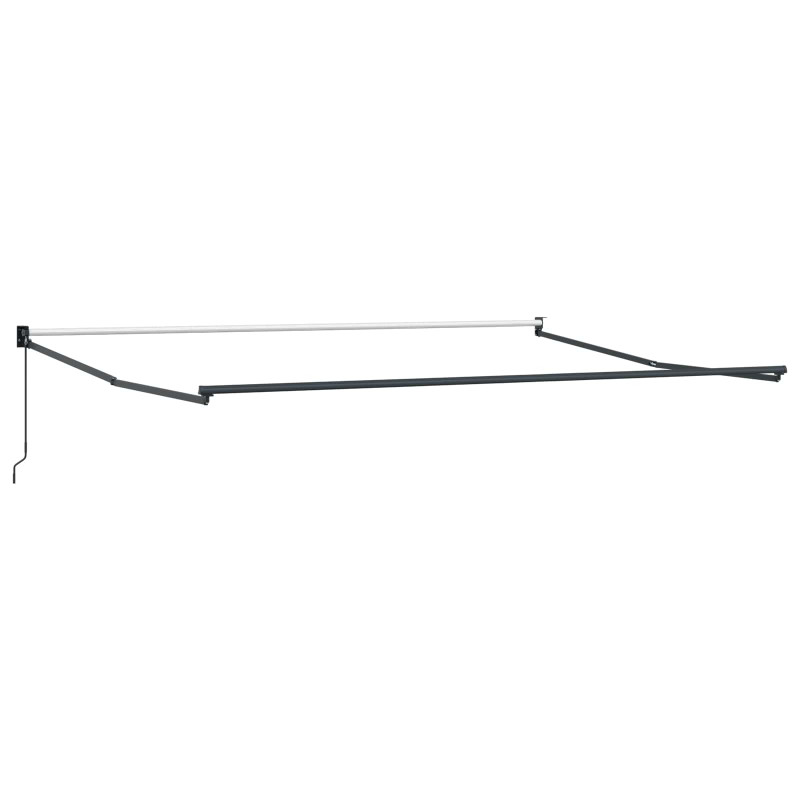Markiza wysuwana Beżowy 4 x 2 m 100% Poliester i Aluminium