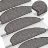 Samoprzylepne nakładki na schody 15 szt. 65x21x4 cm brązowy beż