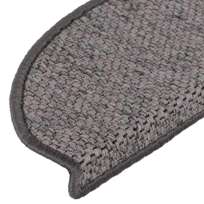 Samoprzylepne nakładki na schody 15 szt. 65x21x4 cm brązowy beż