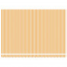Markiza ręczna z LEDami Pomarańczowy i biały 4,5 × 3 m