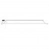 Markiza ręczna z LEDami Pomarańczowy i biały 5 x 3 m