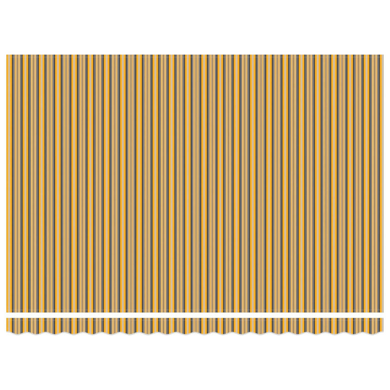 Markiza ręczna z LEDami Żółty, Szary, Antracytowy 4,5 × 3 m