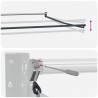 Elektryczna Rozkładana Markiza Czerwony i Biały 2,5 x 2 m
