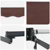 Elektryczna Rozkładana Markiza Brązowy 5 x 3 m