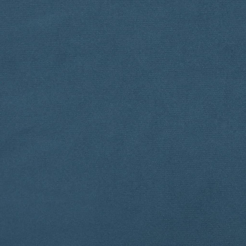Materac kieszeniowy, ciemnoniebieski, 100x210x20 cm, aksamit