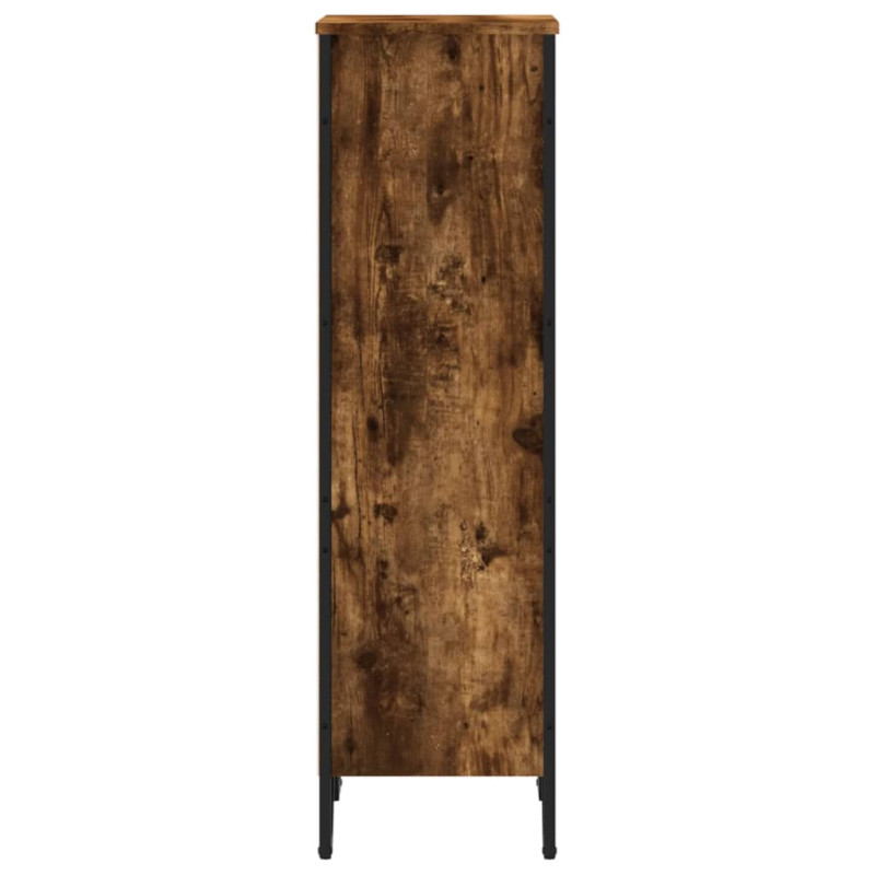 Regał, przydymiony dąb, 50x31x106 cm, materiał drewnopochodny