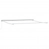 Ręczna markiza zwijana bordowy 4,5 × 3,5 m