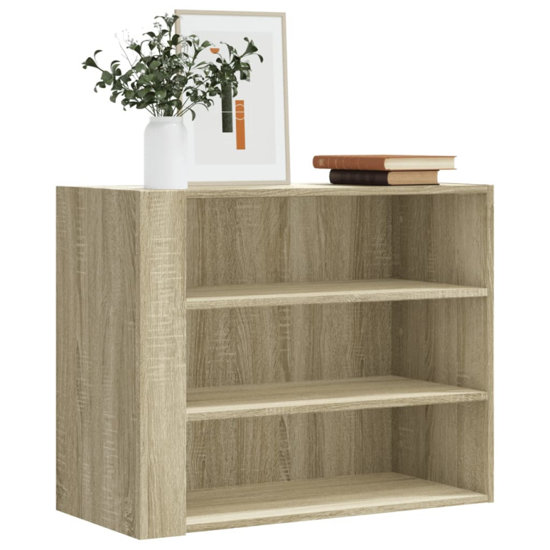 Szafka wisząca, dąb sonoma, 75x35x60, materiał drewnopochodny