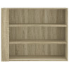 Szafka wisząca, dąb sonoma, 75x35x60, materiał drewnopochodny