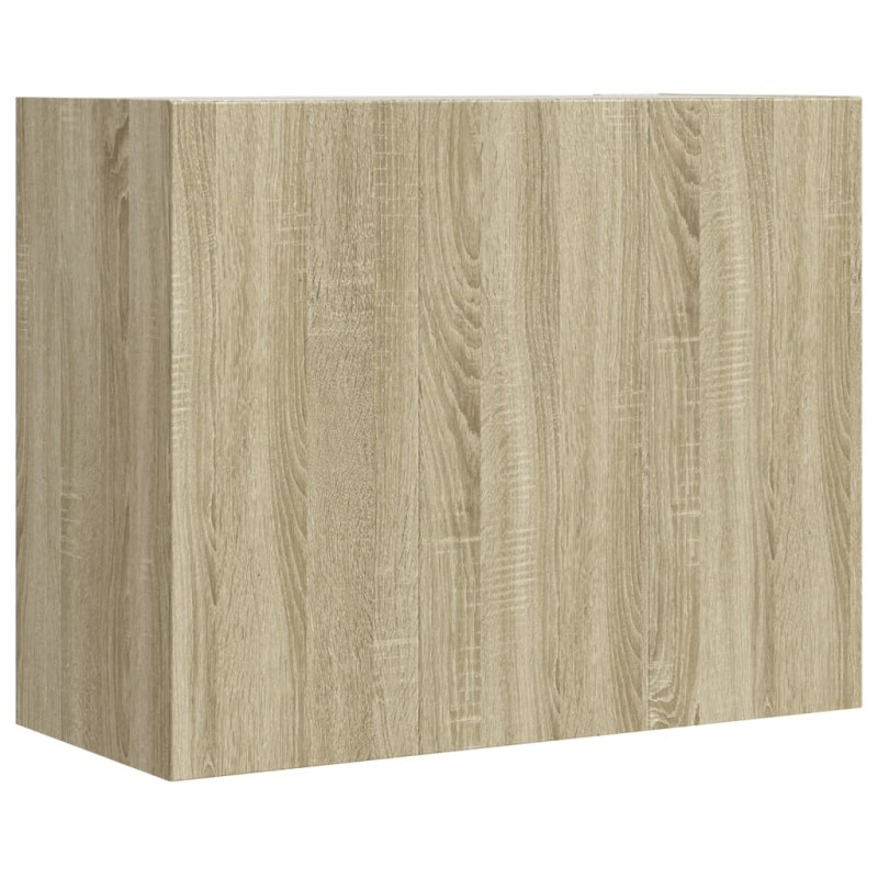 Szafka wisząca, dąb sonoma, 75x35x60, materiał drewnopochodny