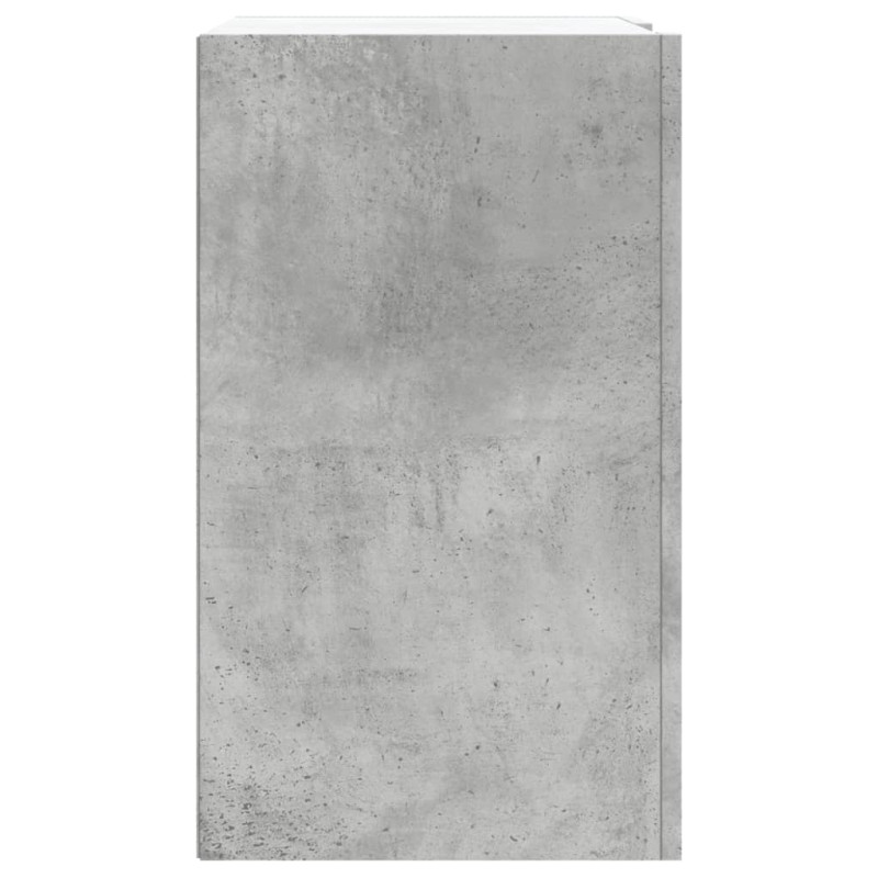 Szafka wisząca, szarość betonu, 75x35x60 cm
