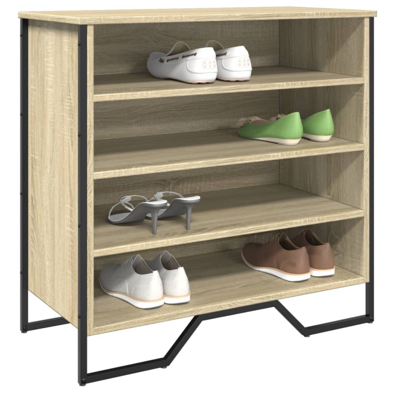 Szafka na buty, dąb sonoma, 80x38x78cm, materiał drewnopochodny