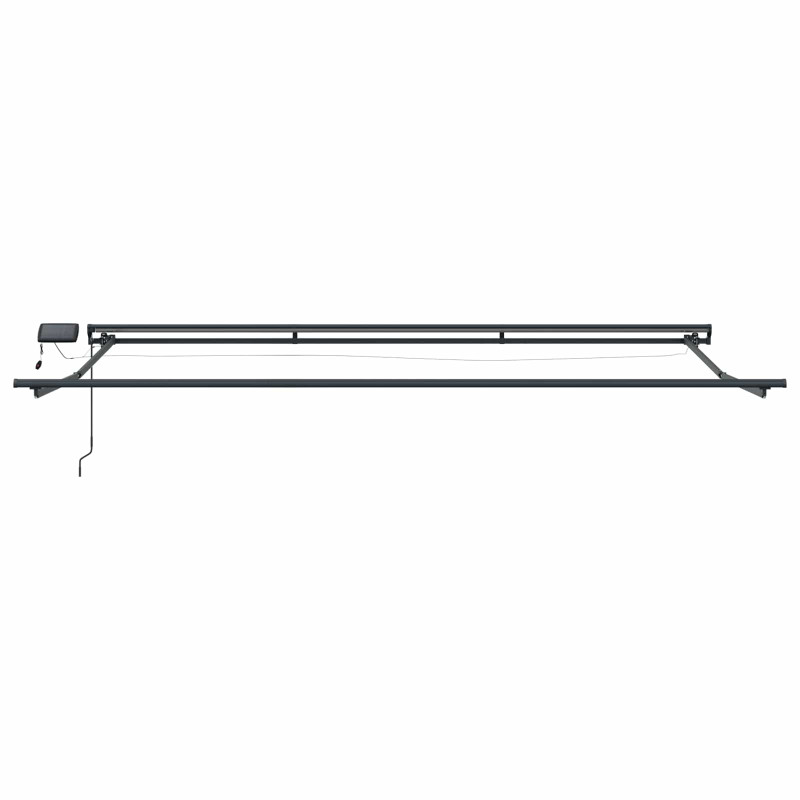 Ręczny ramowy zewnętrzny markizowy z LED 4 x 2 m