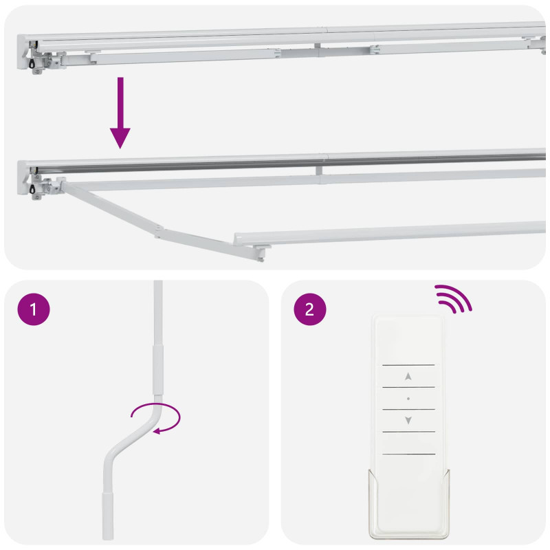 Elektryczna Rozkładana Markiza żółty 4 × 3 m
