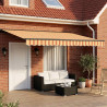 Elektryczna Rozkładana Markiza Żółty, Pomarańczowy, Antracytowy