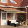 Elektryczna Rozkładana Markiza Zielony, Żółty, Antracytowy