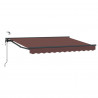 Elektryczna Rozkładana Markiza Brązowy i antracyt 3 x 2 m