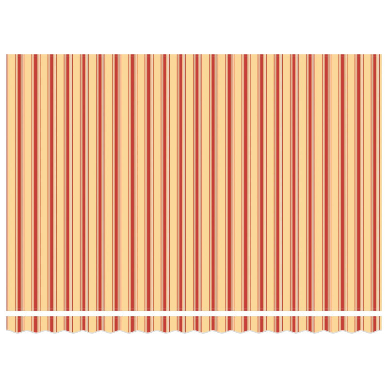 Elektryczna Rozkładana Markiza 5 × 3,5 m Poliester z powłoką PU