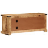 Szafka pod TV, 110x35x45 cm, surowe lite drewno mango