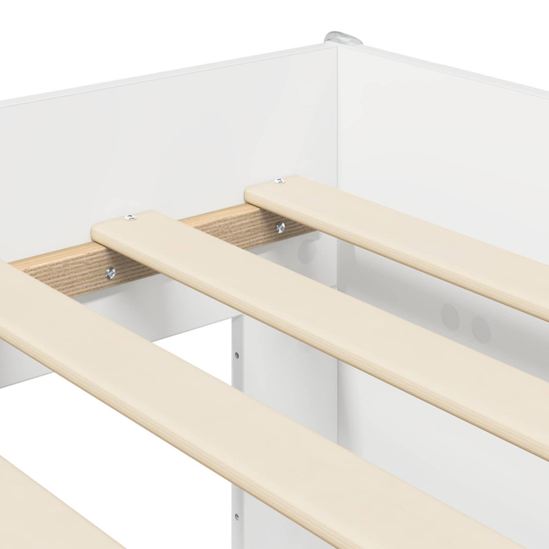 Łóżko piętrowe dla dzieci 2 pcs Biały 80 x 200 cm