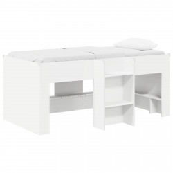 Łóżko piętrowe dla dzieci 2 pcs Biały 163 x 101,1 x 68,5 cm