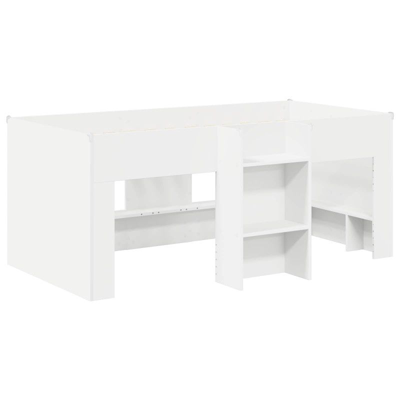 Łóżko piętrowe dla dzieci 2 pcs Biały 163 x 101,1 x 68,5 cm