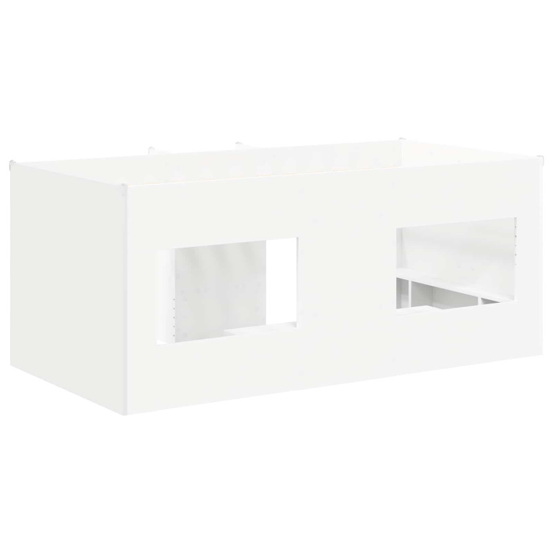 Łóżko piętrowe dla dzieci 2 pcs Biały 163 x 101,1 x 68,5 cm