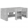 Łóżko piętrowe dla dzieci 2 pcs Betonowy 163 x 101,1 x 68,5 cm
