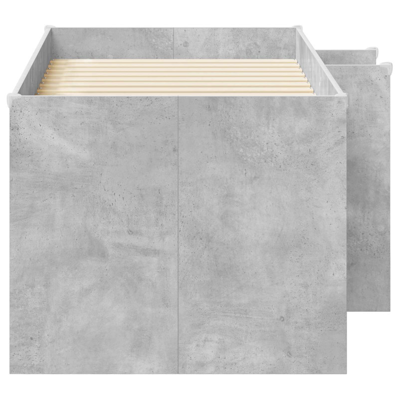 Łóżko piętrowe dla dzieci 2 pcs Betonowy 163 x 101,1 x 68,5 cm
