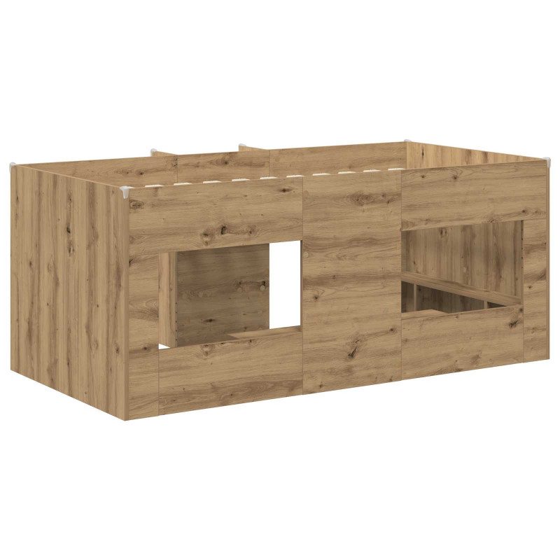 Łóżko piętrowe dla dzieci 2 pcs Dąb artisian