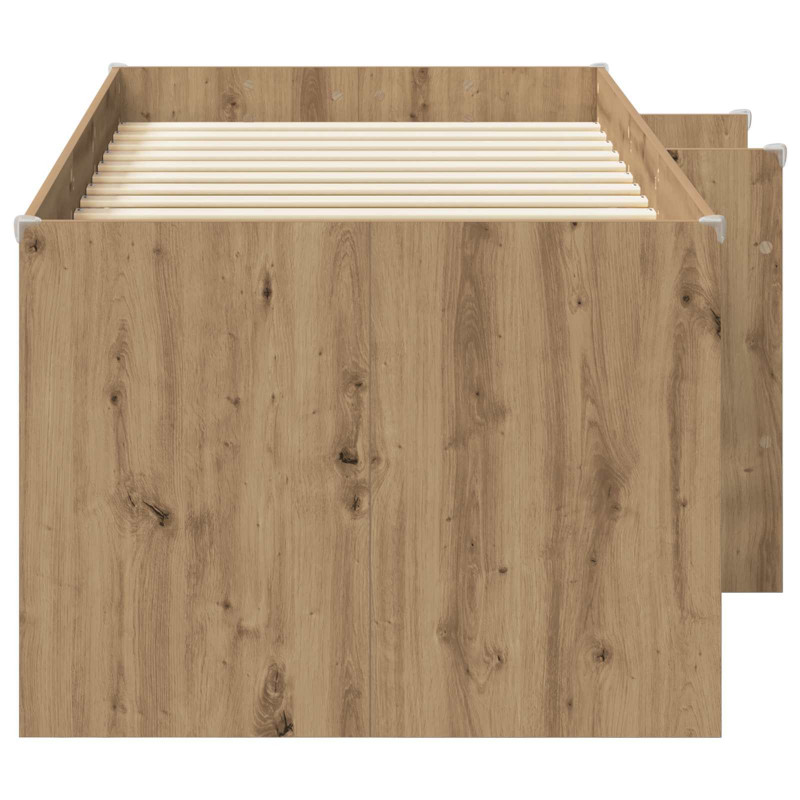 Łóżko piętrowe dla dzieci 2 pcs Dąb artisan 90 x 190 cm