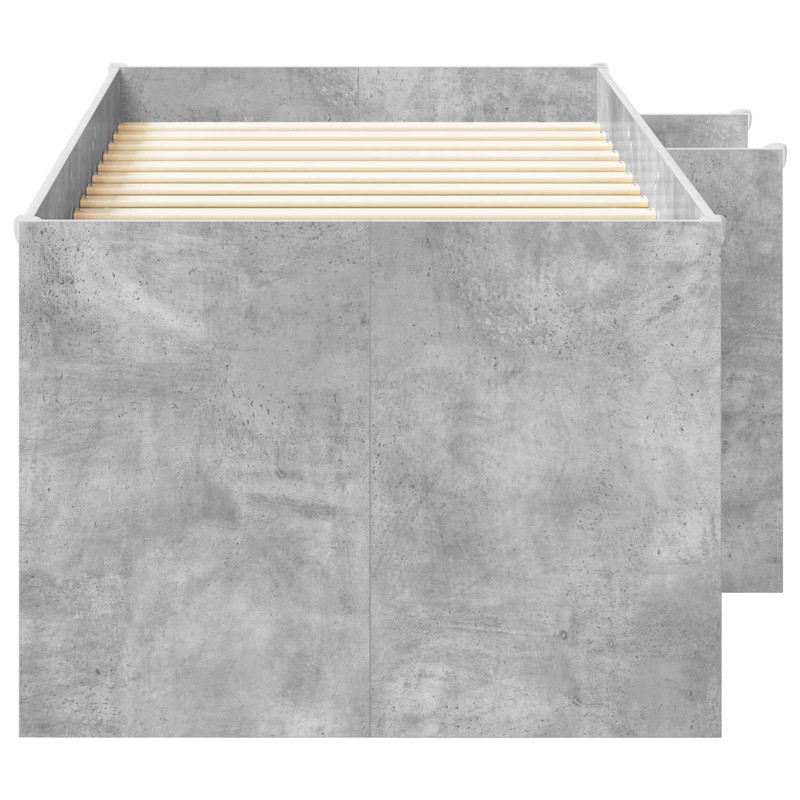 Łóżko piętrowe dla dzieci 2 pcs Betonowy 193 x 96,1 x 68,5 cm