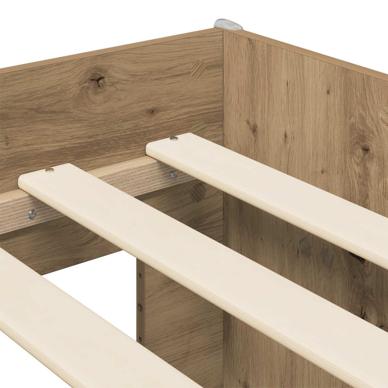 Łóżko piętrowe dla dzieci 2 pcs Dąb artisian