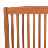 Zestaw Mebli Ogrodowych 5 pcs naturalny