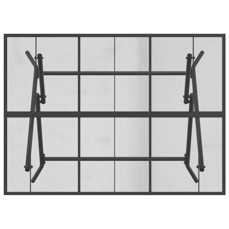 Zestaw Mebli Ogrodowych 5 pcs Antracyt Żelazo i stal