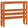 Ramka łóżka Z zagłówkiem Woskowy Brąz Lite drewno sosnowe