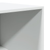 Szafa, biała, 100x50x200 cm, materiał drewnopochodny