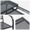 Zestaw do jadalni w ogrodzie 9 pcs antracytowy 212 x 90 x 76 cm