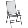 Zestaw do jadalni w ogrodzie 9 pcs antracytowy 212 x 90 x 76 cm