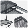 Zestaw do jadalni w ogrodzie 9 pcs antracytowy 212 x 90 x 76 cm