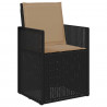 Zestaw do jadalni w ogrodzie 3 pcs Antracyt i taupe PP