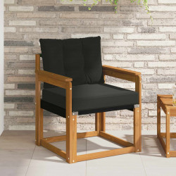 2 Sztuka Sofa na zewnątrz Lite Drewno Akacji Naturalny