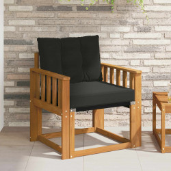 2 Sztuka Sofa na zewnątrz Lite Drewno Akacji Naturalny