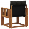 2 Sztuka Sofa na zewnątrz Lite Drewno Akacji Naturalny