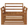 2 Sztuka Sofa na zewnątrz naturalny